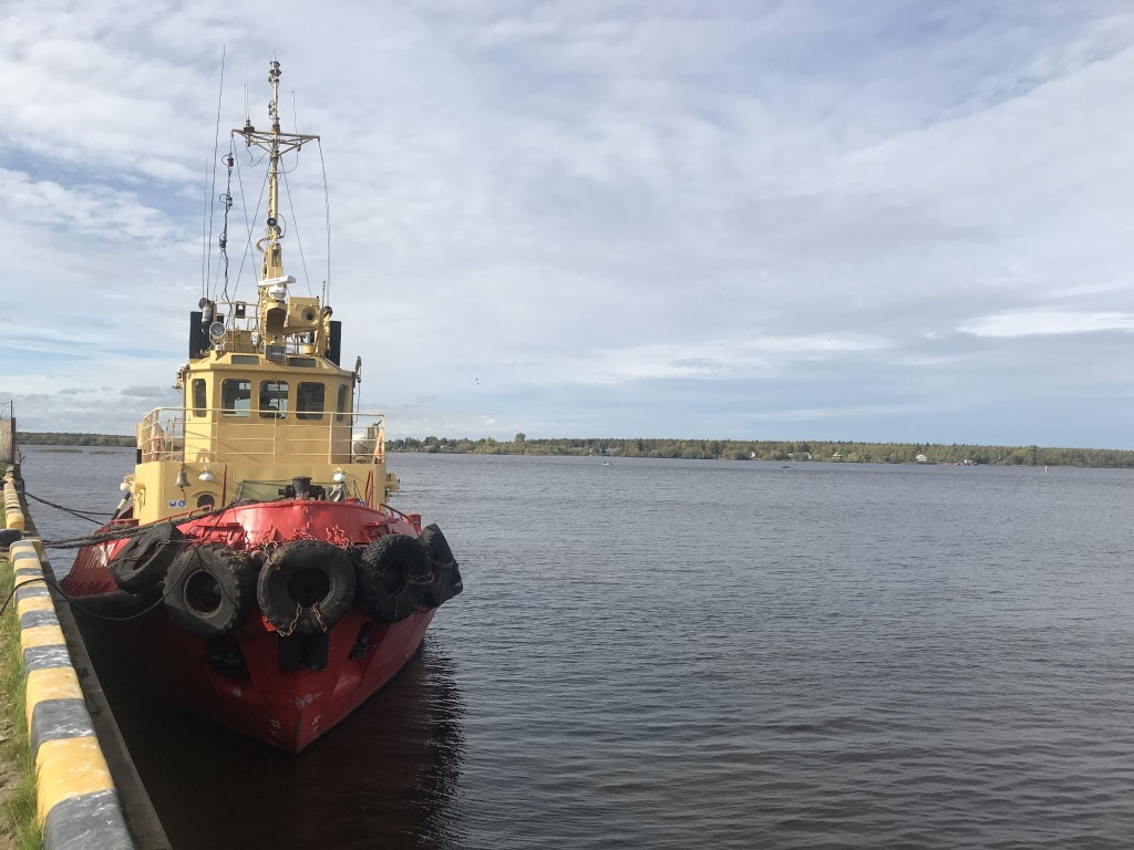 Выезд на Архангельский морской торговый порт